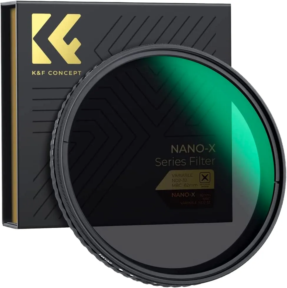 K&F Concept 82mm 可変NDフィルター ND2-ND32
