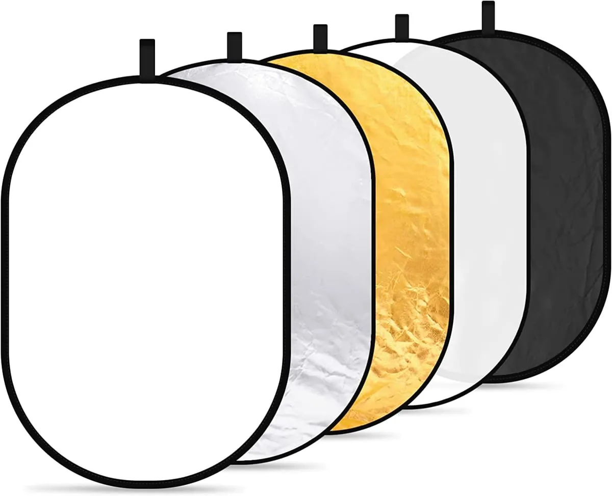 NEEWER 5-in-1撮影用 折りたたみ式 レフ板(60cm x 90cm)